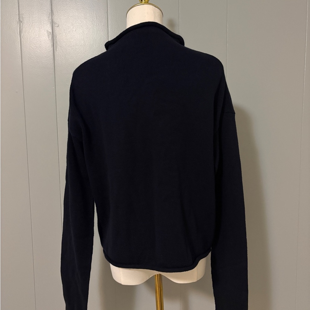 Alex Mill Taylor Cardigan Navy Cotton Cashmere Small NWT Preppy Classic Capsule - Picture 9 of 16